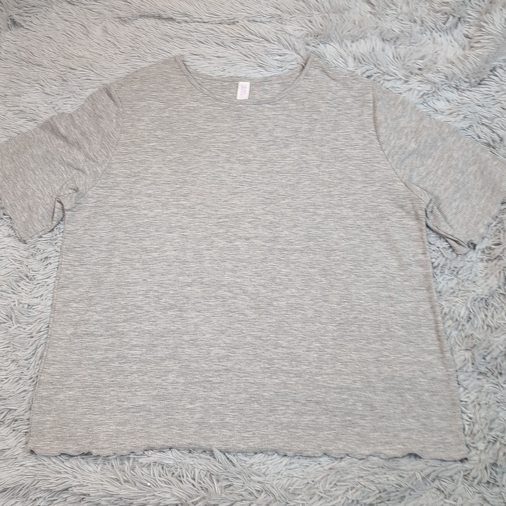 Stars Above Shirt Womens XXL Gray Tee Top Stretch Soft Comfort Casual